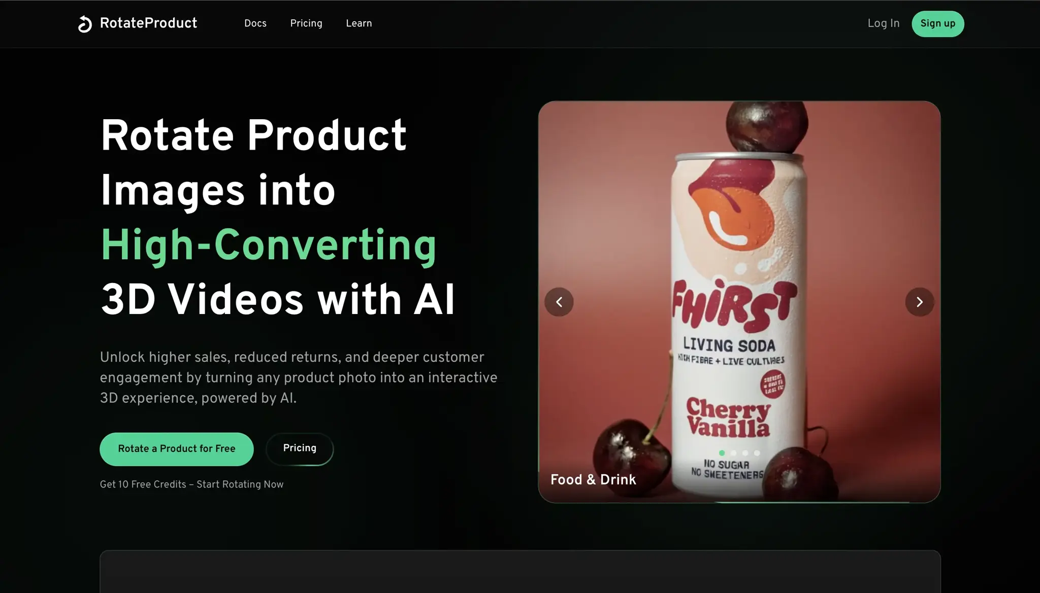 Rotate Product website